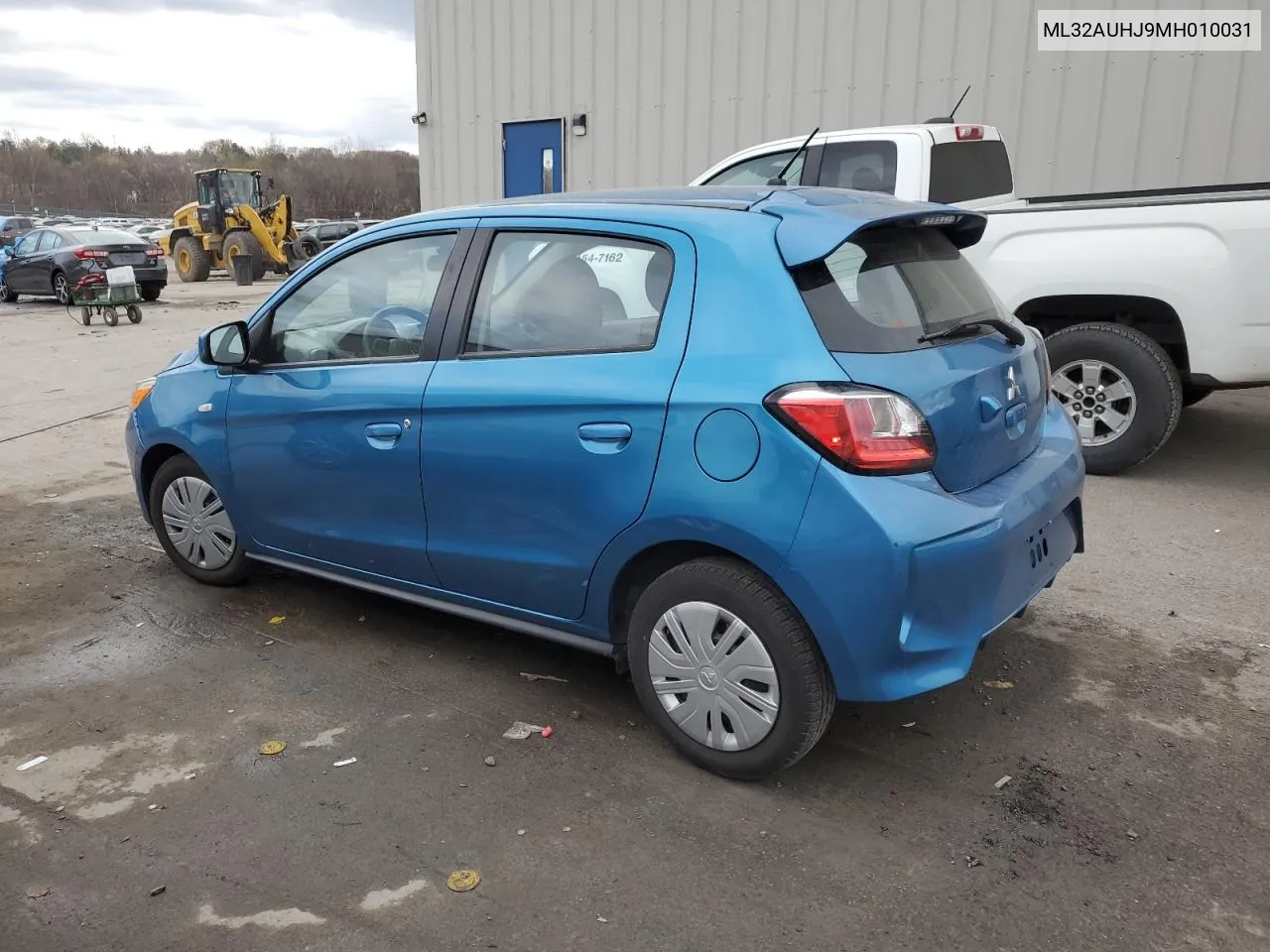 2021 Mitsubishi Mirage Es VIN: ML32AUHJ9MH010031 Lot: 79514304