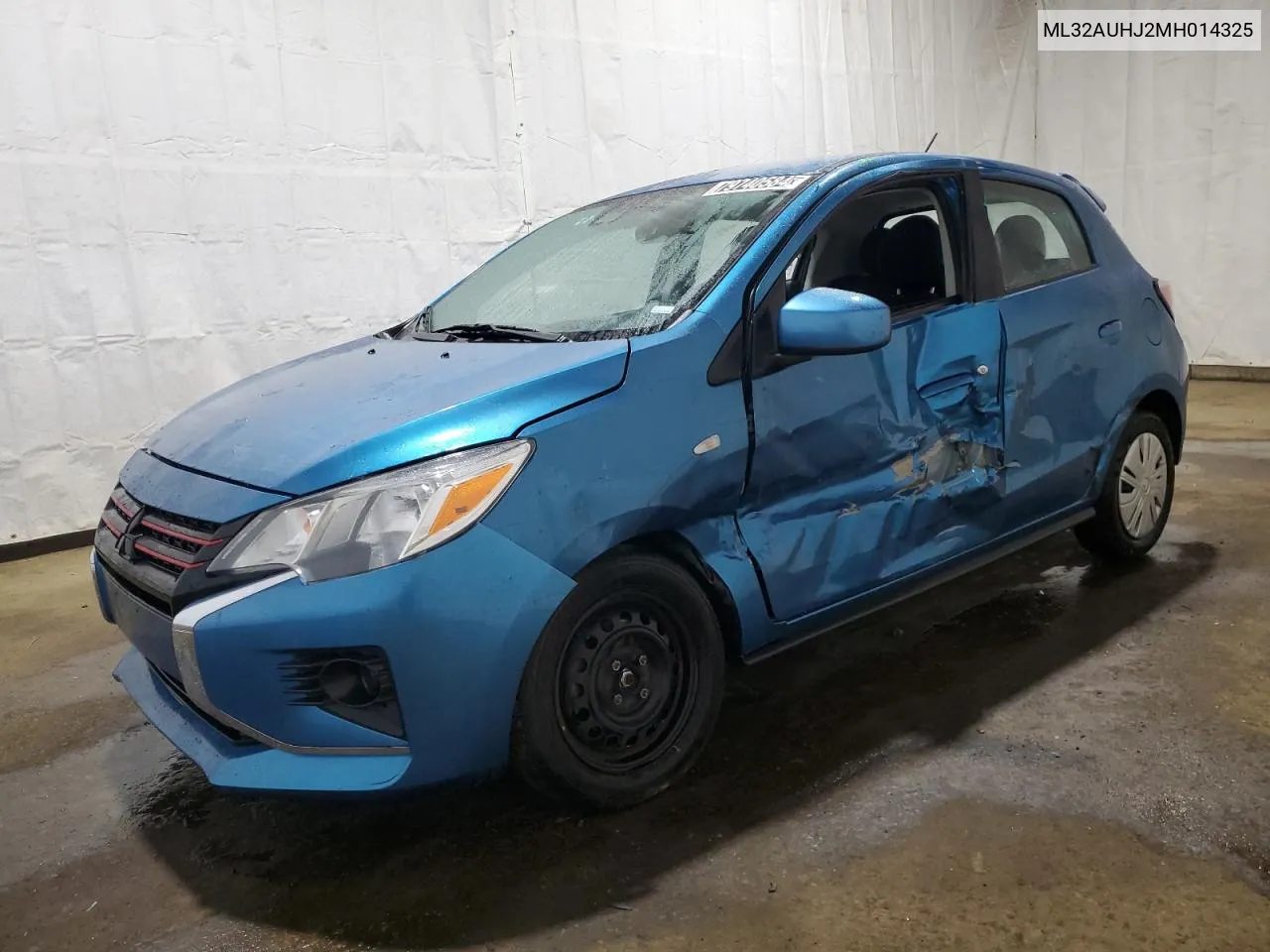 2021 Mitsubishi Mirage Es VIN: ML32AUHJ2MH014325 Lot: 79740584