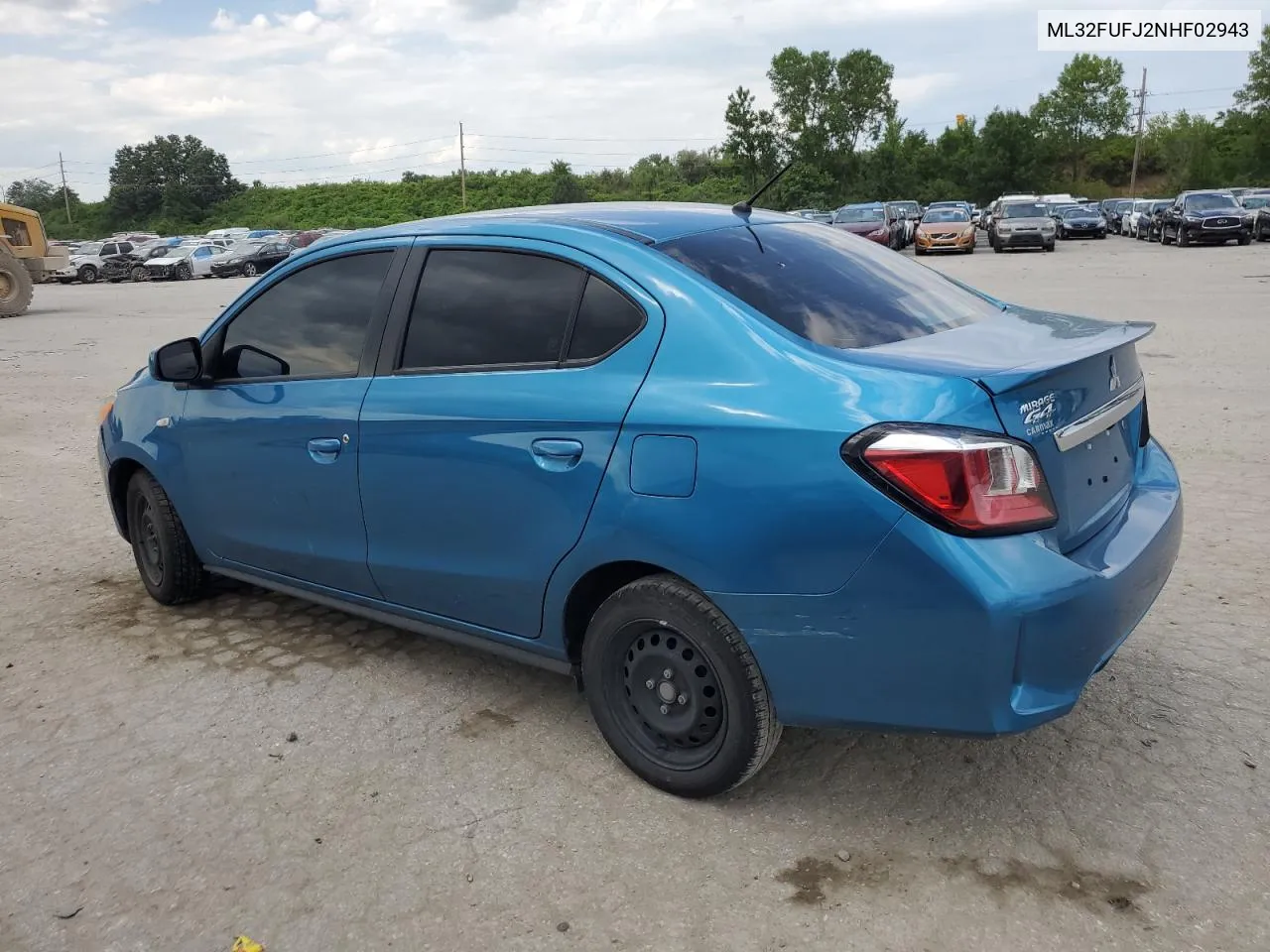 2022 Mitsubishi Mirage G4 Es VIN: ML32FUFJ2NHF02943 Lot: 47678844