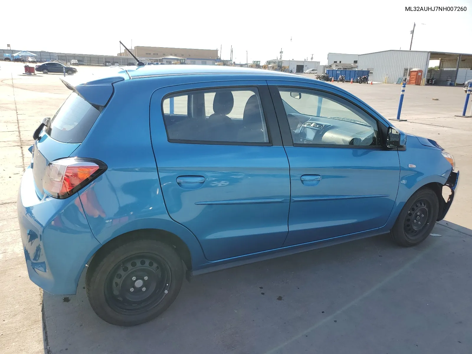 2022 Mitsubishi Mirage Es VIN: ML32AUHJ7NH007260 Lot: 66556394