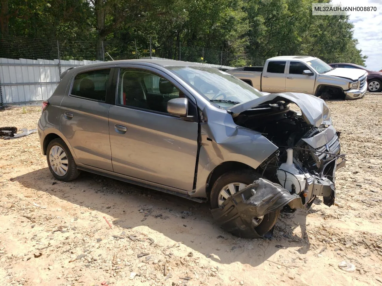 ML32AUHJ6NH008870 2022 Mitsubishi Mirage Es