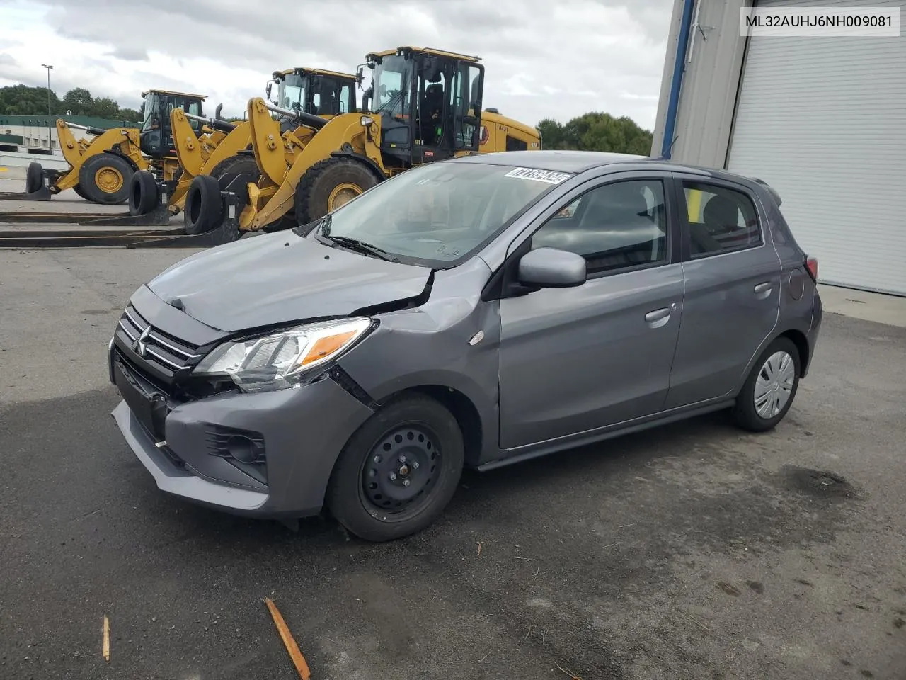 2022 Mitsubishi Mirage Es VIN: ML32AUHJ6NH009081 Lot: 72759434