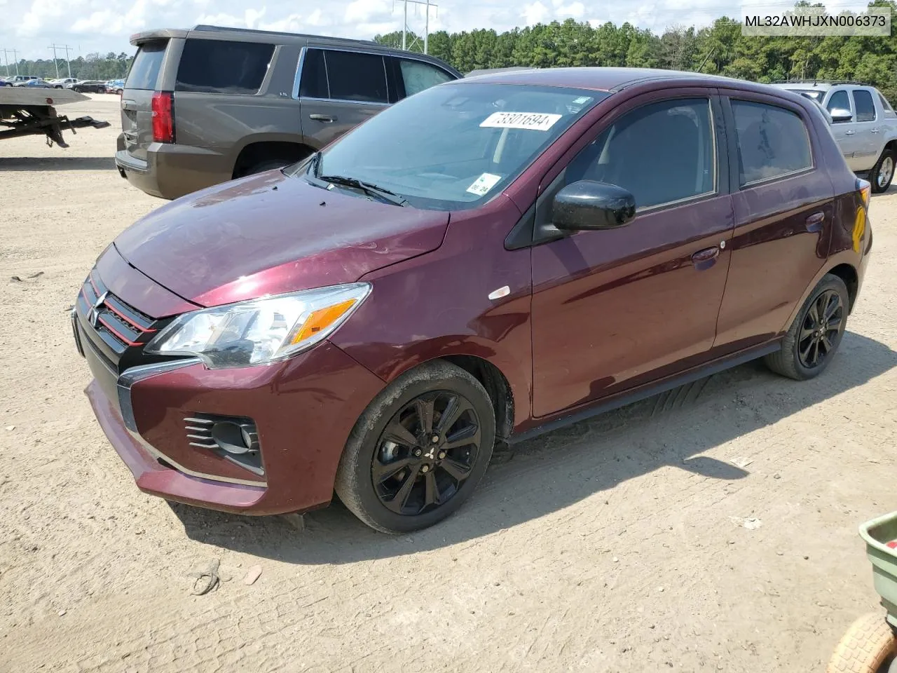 2022 Mitsubishi Mirage Se VIN: ML32AWHJXN006373 Lot: 73301694