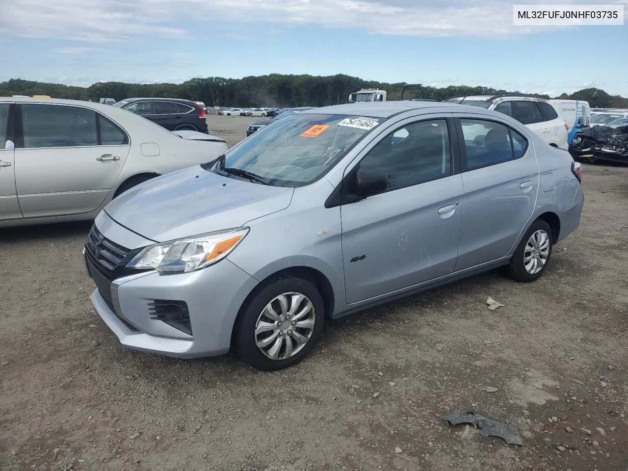 ML32FUFJ0NHF03735 2022 Mitsubishi Mirage G4 Es