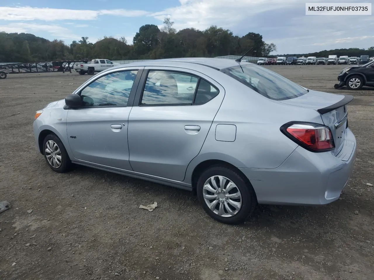 ML32FUFJ0NHF03735 2022 Mitsubishi Mirage G4 Es