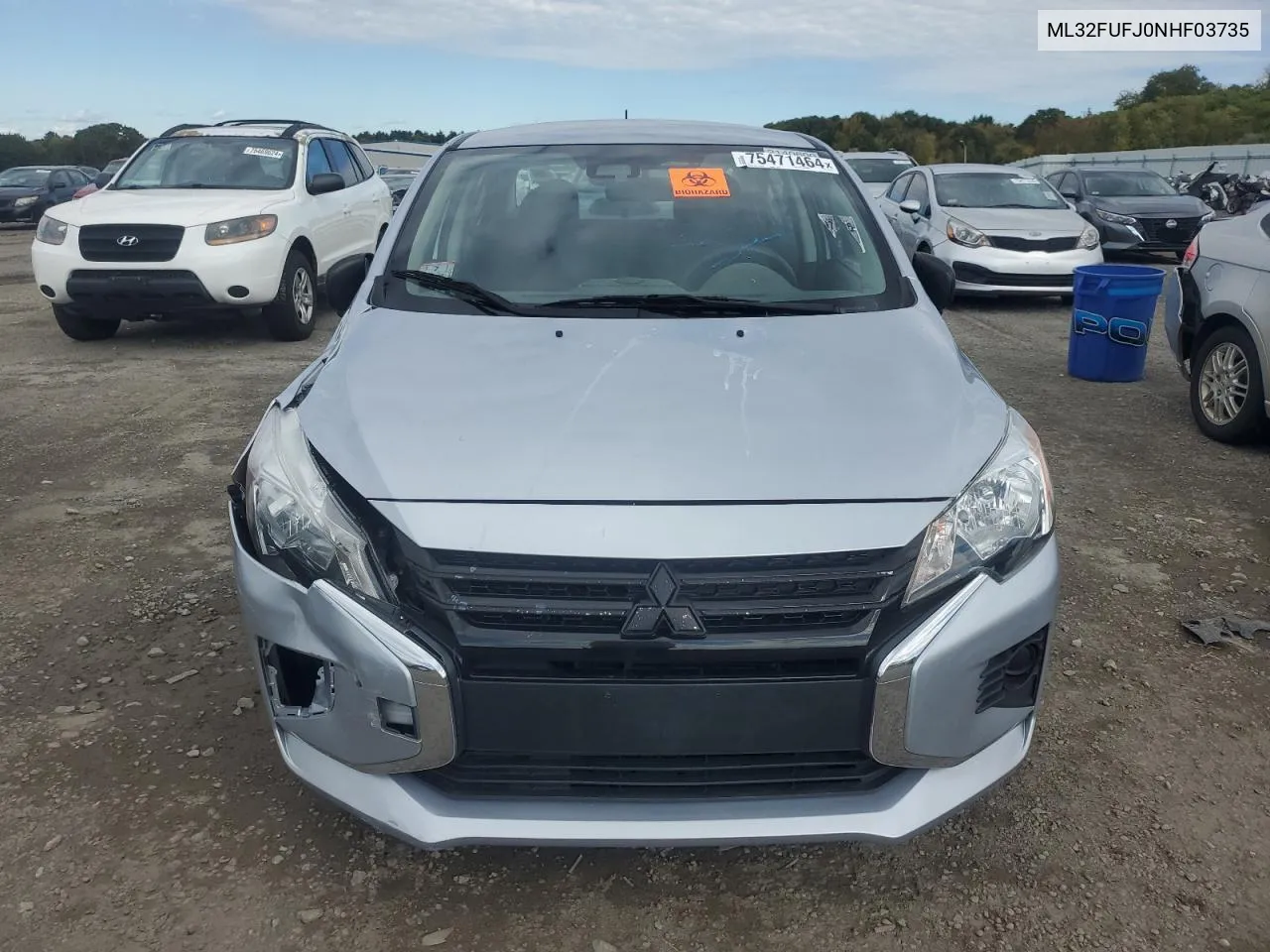 ML32FUFJ0NHF03735 2022 Mitsubishi Mirage G4 Es