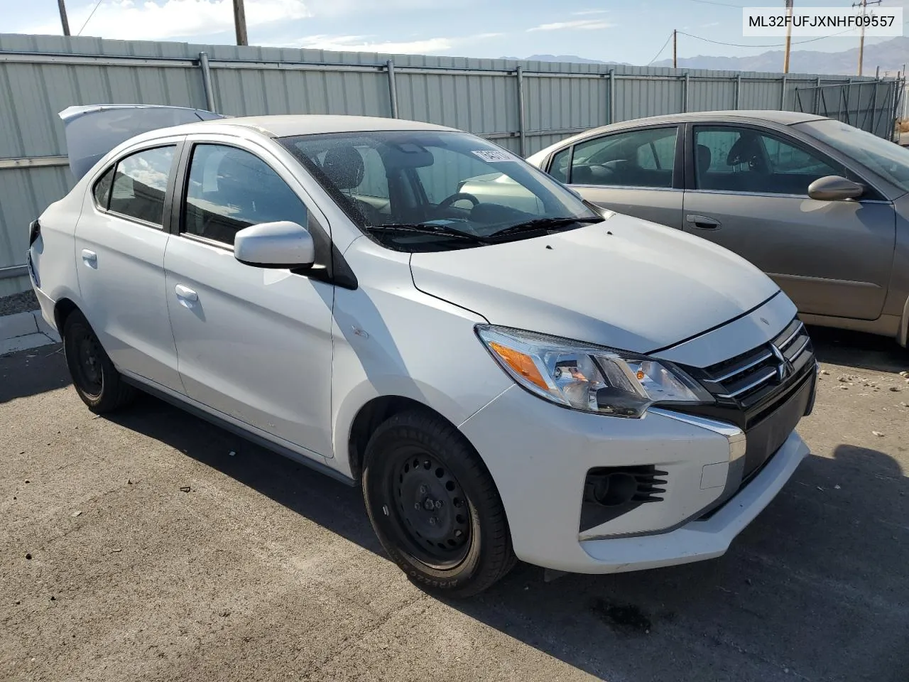 2022 Mitsubishi Mirage G4 Es VIN: ML32FUFJXNHF09557 Lot: 76437134