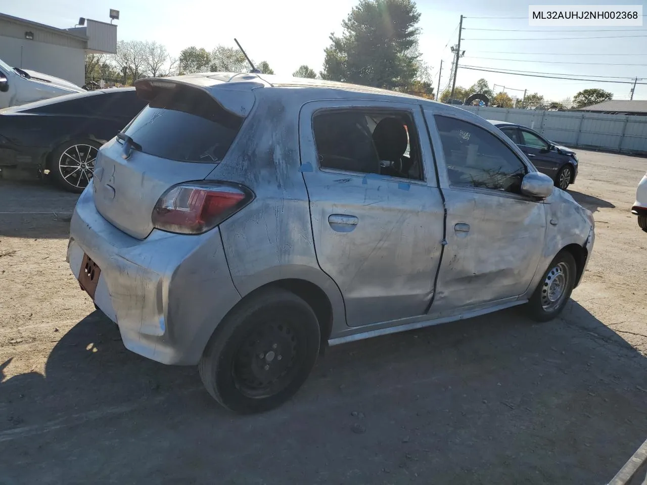 2022 Mitsubishi Mirage Es VIN: ML32AUHJ2NH002368 Lot: 77031534