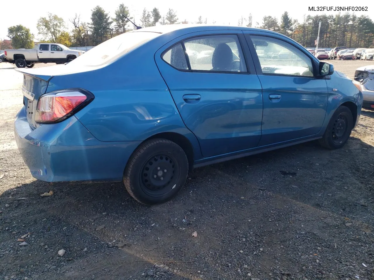 2022 Mitsubishi Mirage G4 Es VIN: ML32FUFJ3NHF02062 Lot: 77608564