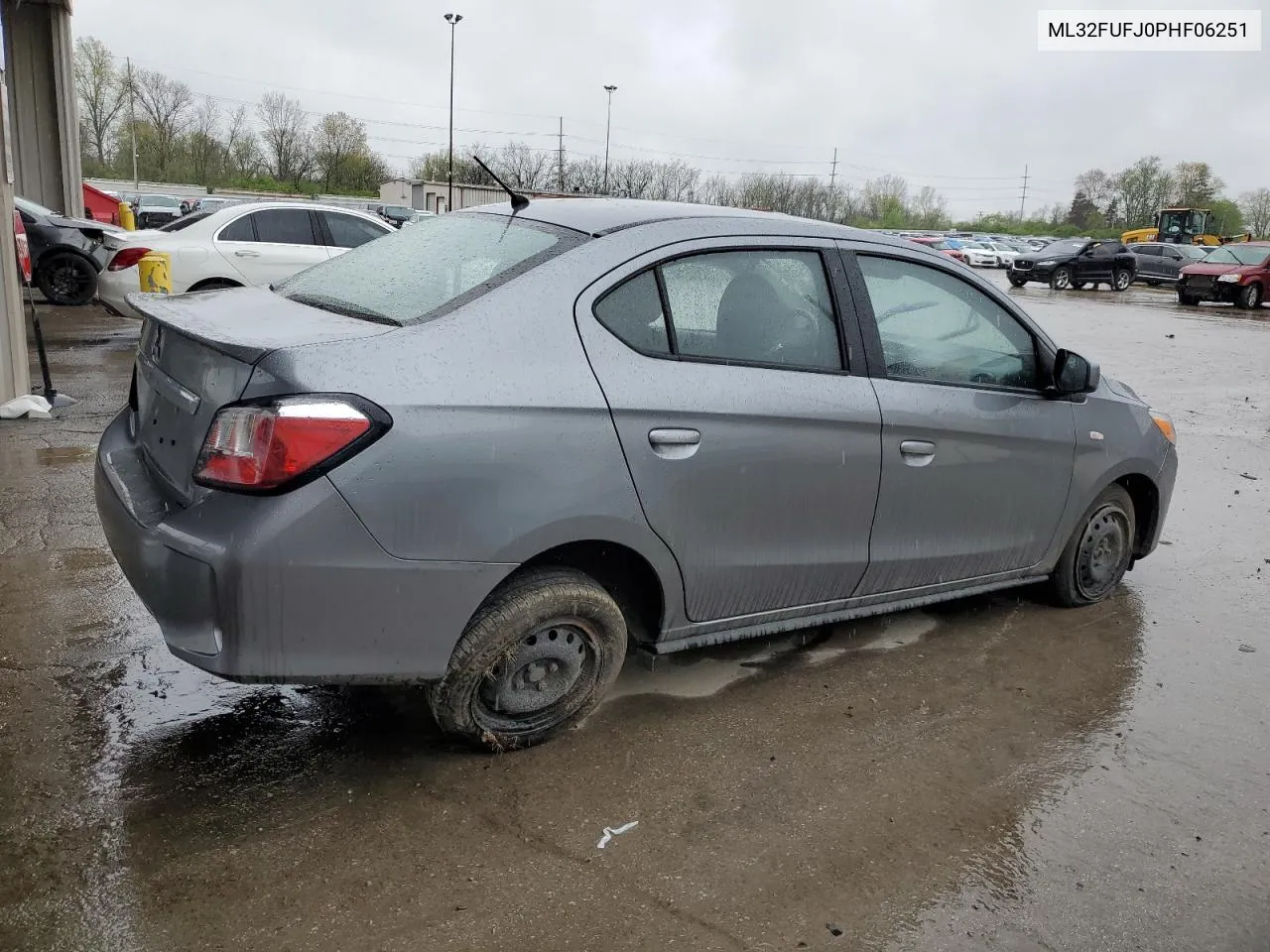 2023 Mitsubishi Mirage G4 Es VIN: ML32FUFJ0PHF06251 Lot: 51658284