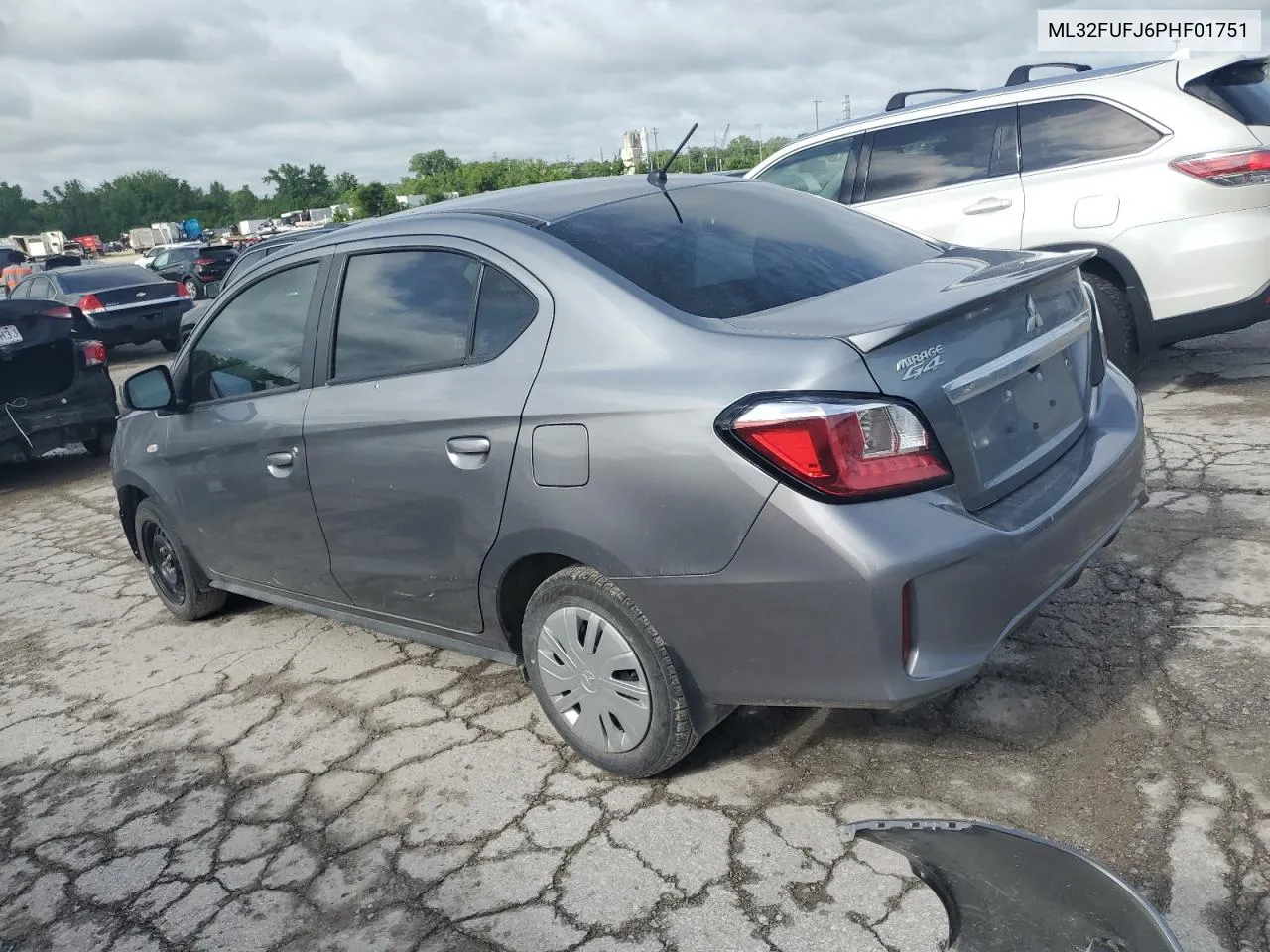 2023 Mitsubishi Mirage G4 Es VIN: ML32FUFJ6PHF01751 Lot: 53667854