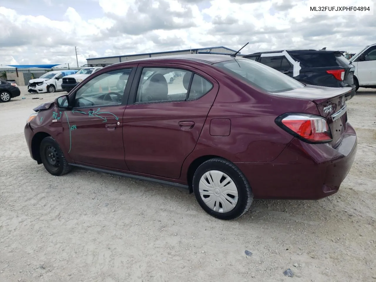 2023 Mitsubishi Mirage G4 Es VIN: ML32FUFJXPHF04894 Lot: 70901134