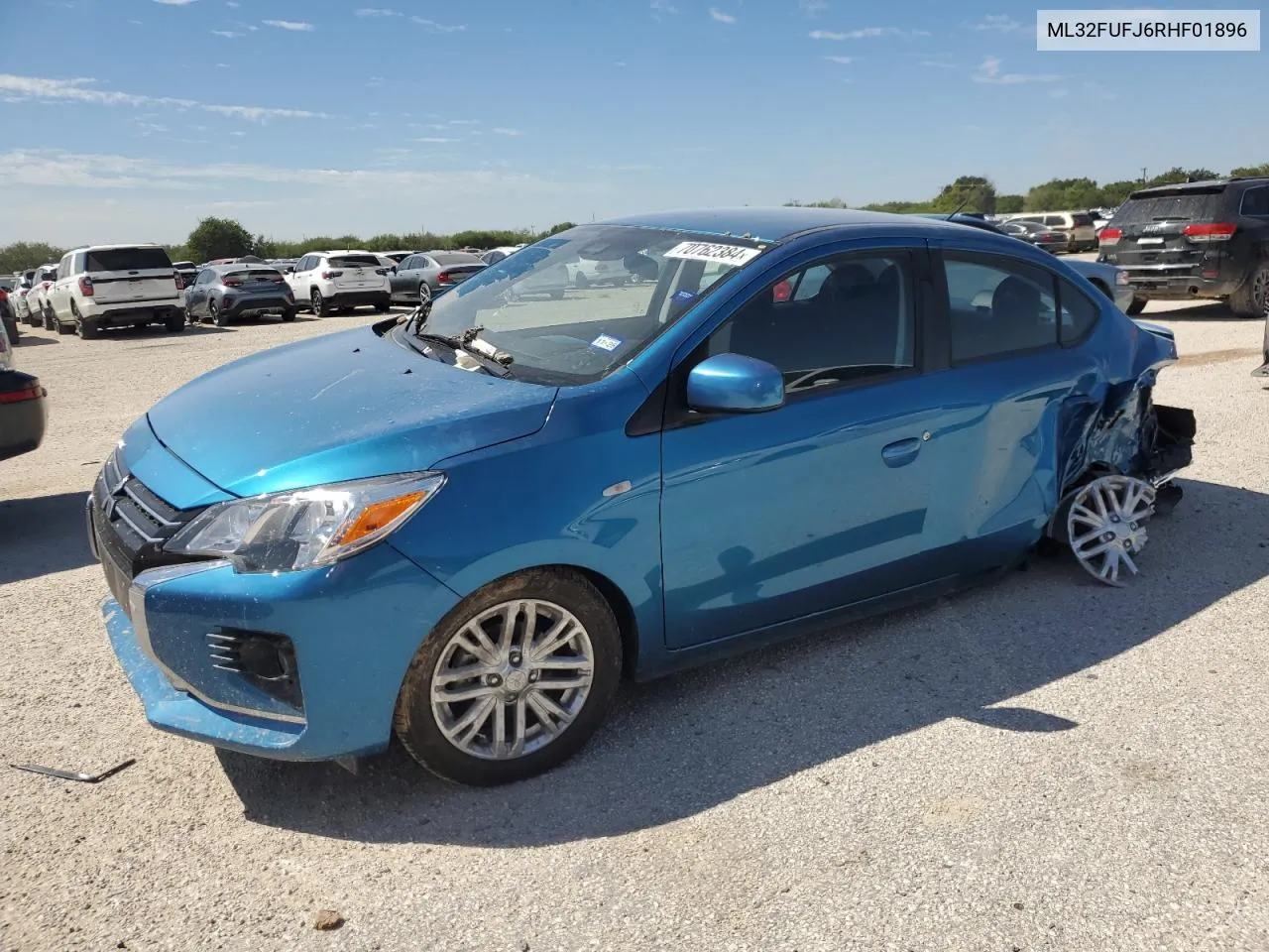 2024 Mitsubishi Mirage G4 Es VIN: ML32FUFJ6RHF01896 Lot: 70762384