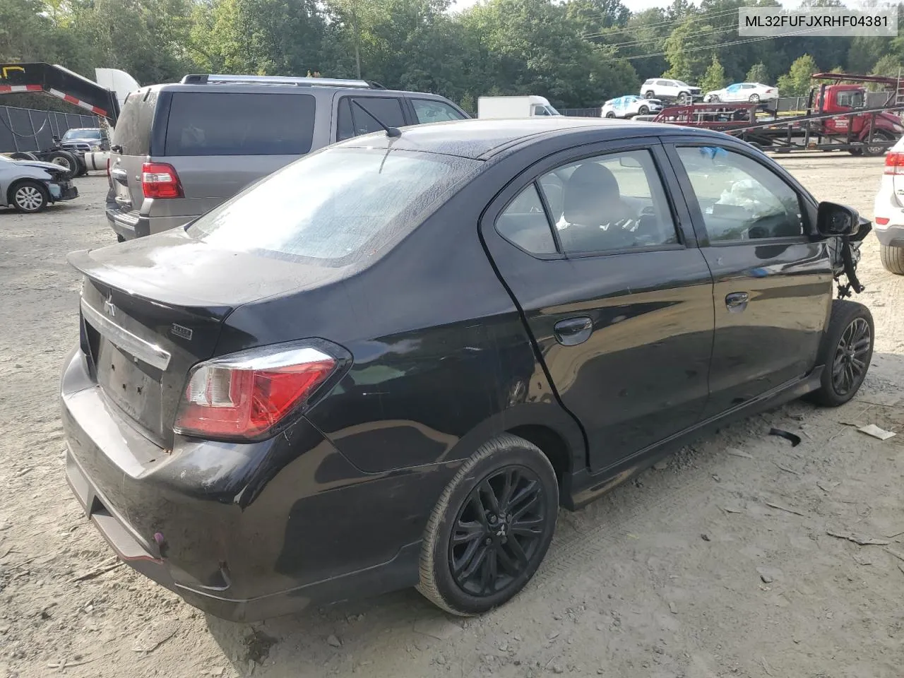 2024 Mitsubishi Mirage G4 Es VIN: ML32FUFJXRHF04381 Lot: 71267374