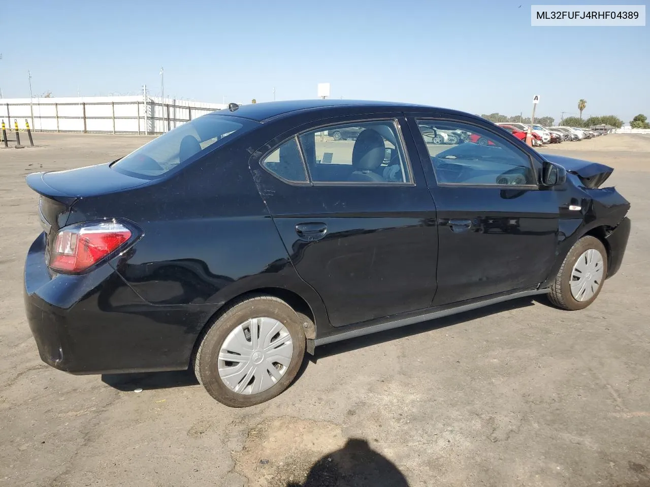 2024 Mitsubishi Mirage G4 Es VIN: ML32FUFJ4RHF04389 Lot: 71434344