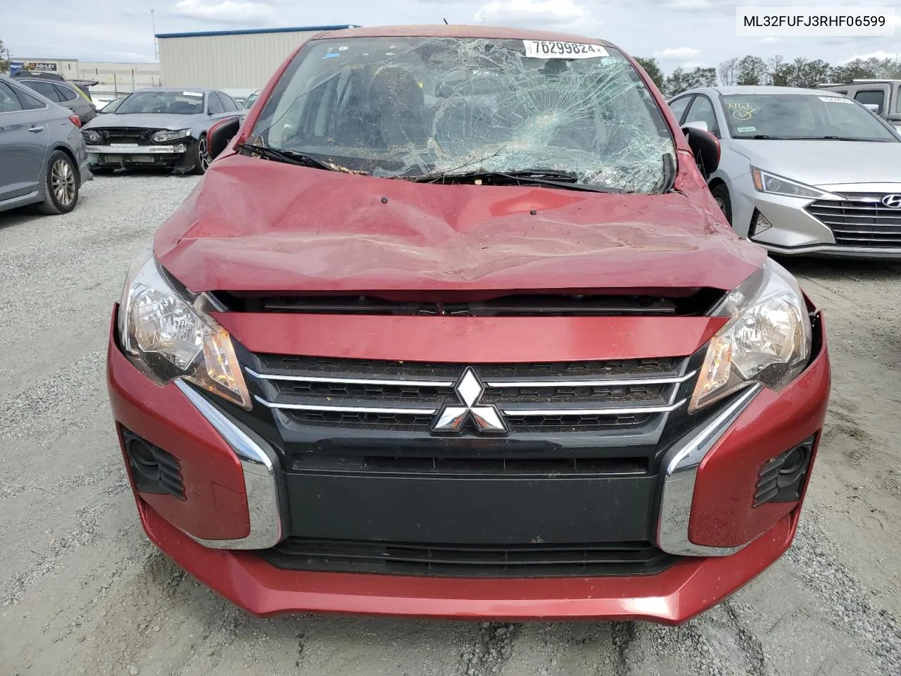 2024 Mitsubishi Mirage G4 Es VIN: ML32FUFJ3RHF06599 Lot: 76299824