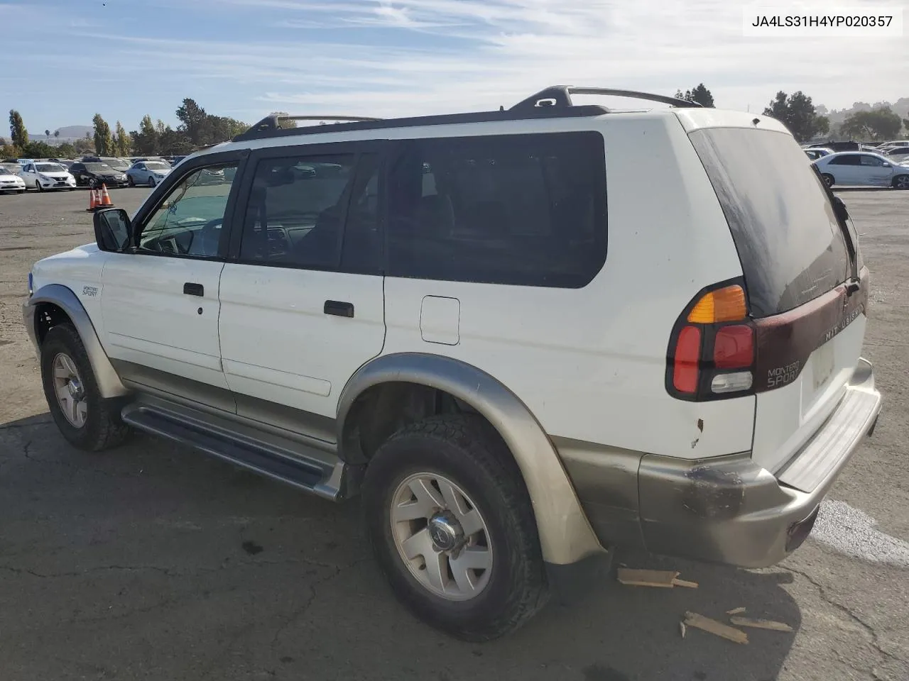 2000 Mitsubishi Montero Sport Ls VIN: JA4LS31H4YP020357 Lot: 75455764