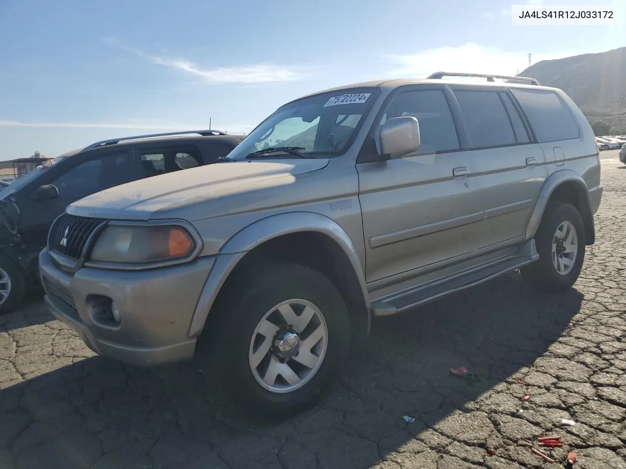 2002 Mitsubishi Montero Sport Limited VIN: JA4LS41R12J033172 Lot: 75722224