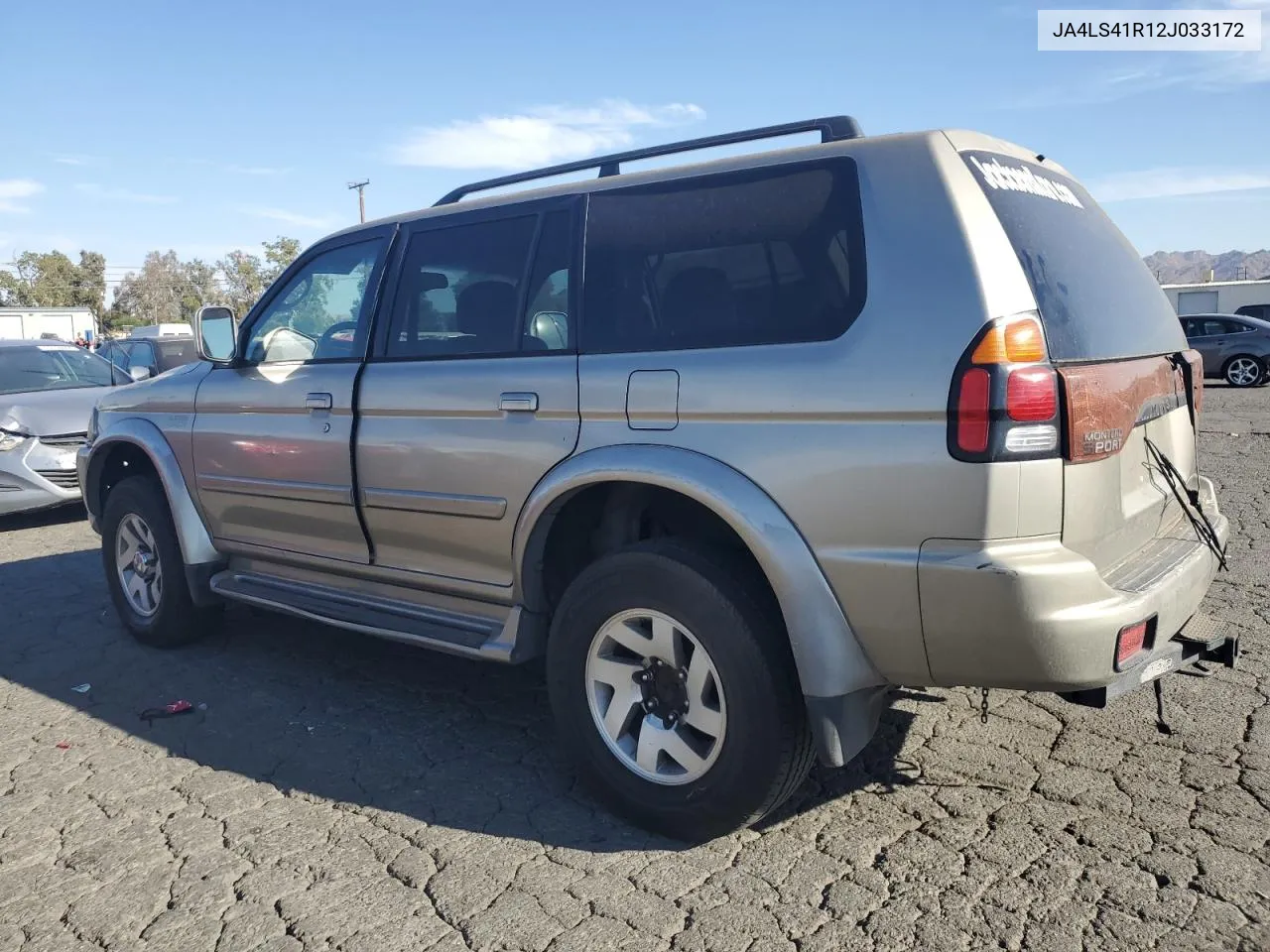 2002 Mitsubishi Montero Sport Limited VIN: JA4LS41R12J033172 Lot: 75722224