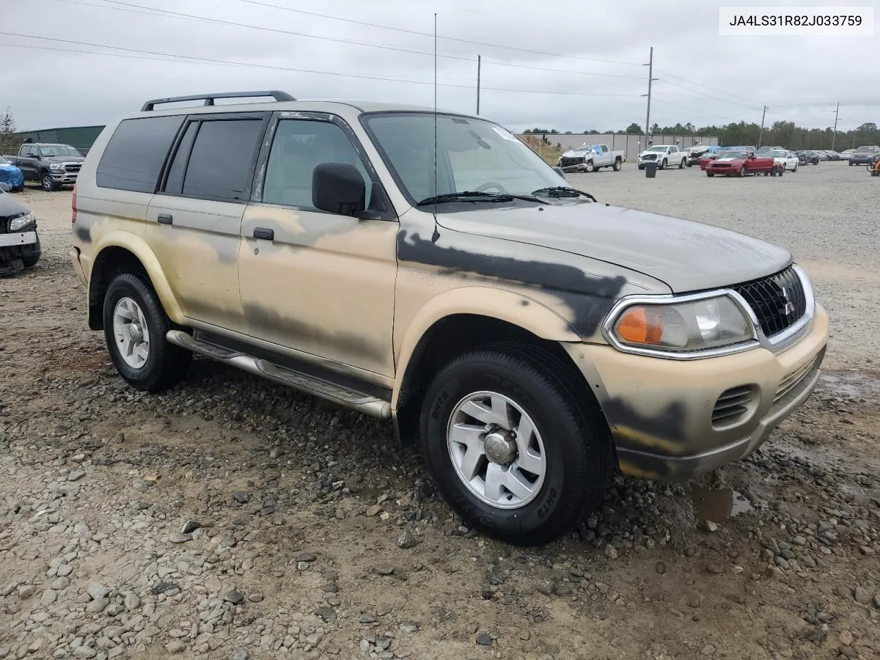 2002 Mitsubishi Montero Sport Xls VIN: JA4LS31R82J033759 Lot: 79304684