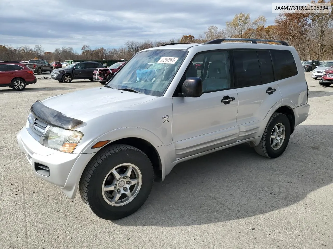 2002 Mitsubishi Montero Xls VIN: JA4MW31R02J005334 Lot: 79394064