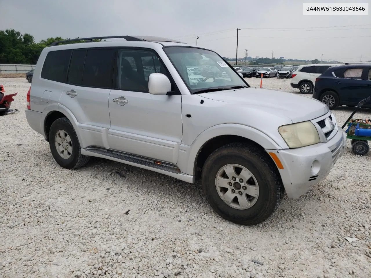 2003 Mitsubishi Montero Limited VIN: JA4NW51S53J043646 Lot: 57050704