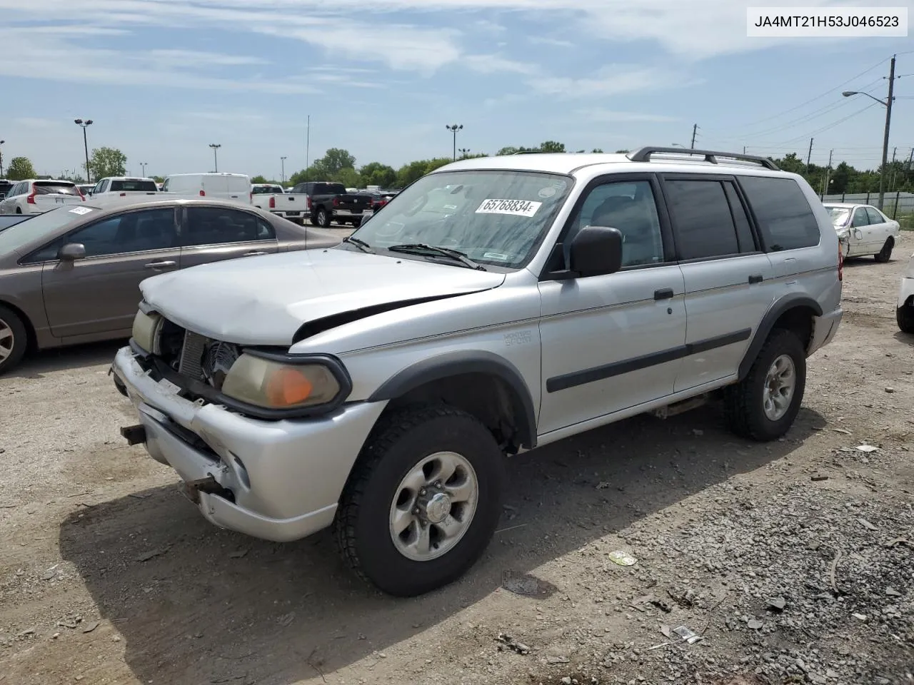 2003 Mitsubishi Montero Sport Es VIN: JA4MT21H53J046523 Lot: 65768834