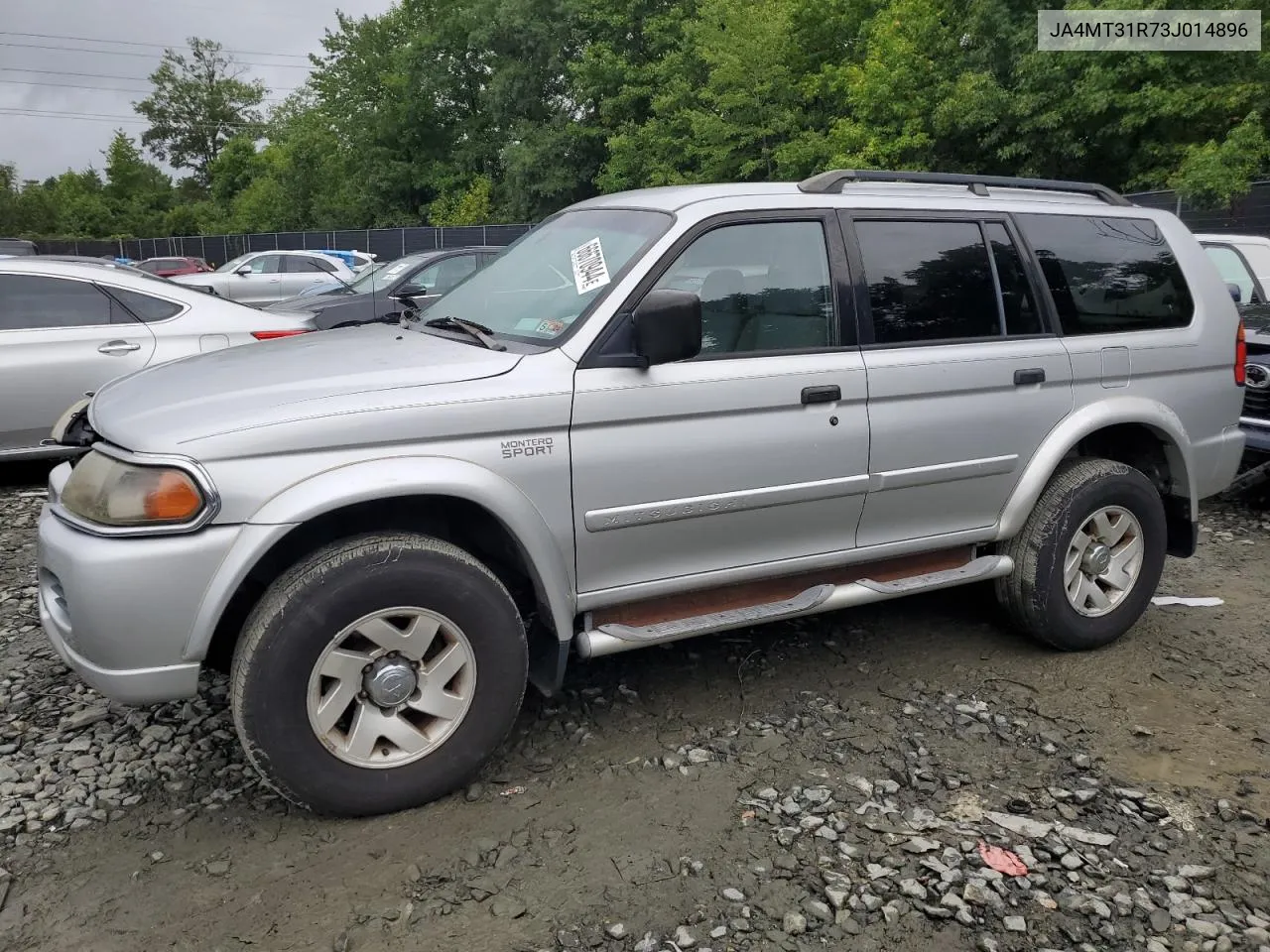 2003 Mitsubishi Montero Sport Xls VIN: JA4MT31R73J014896 Lot: 66670944