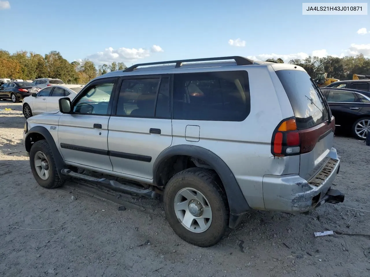 2003 Mitsubishi Montero Sport Es VIN: JA4LS21H43J010871 Lot: 75836294