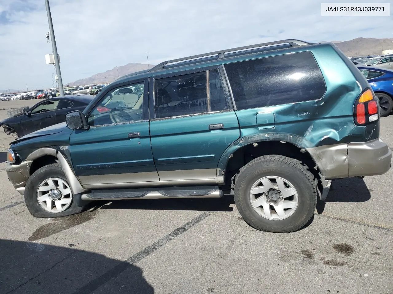 2003 Mitsubishi Montero Sport Xls VIN: JA4LS31R43J039771 Lot: 77705894