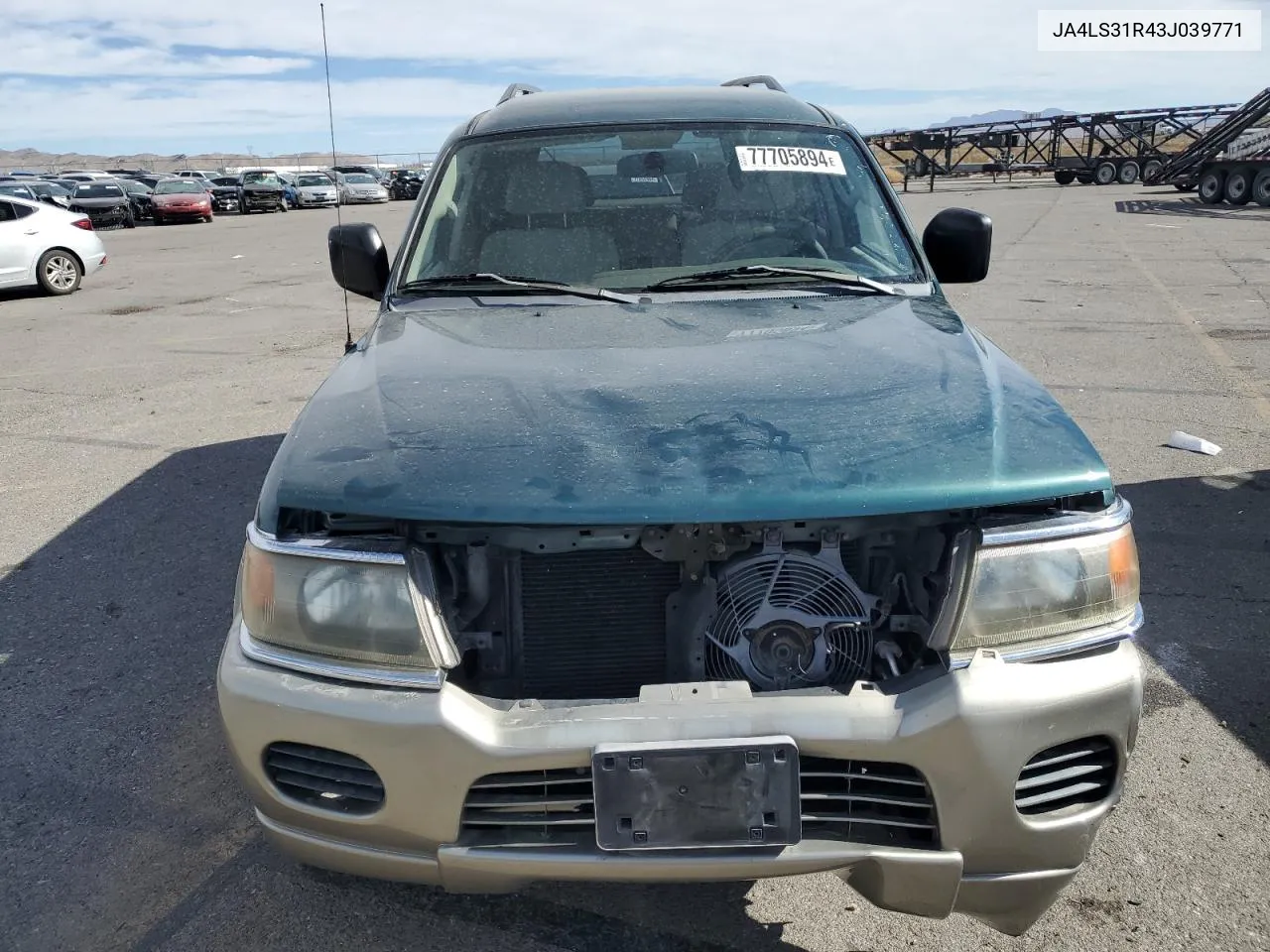 2003 Mitsubishi Montero Sport Xls VIN: JA4LS31R43J039771 Lot: 77705894