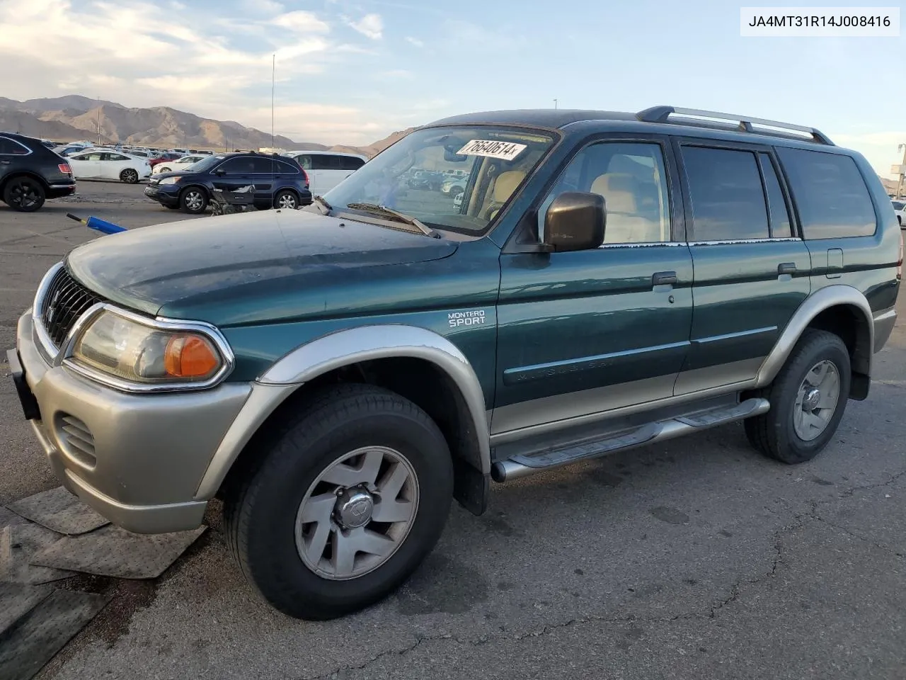 2004 Mitsubishi Montero Sport Xls VIN: JA4MT31R14J008416 Lot: 76640614