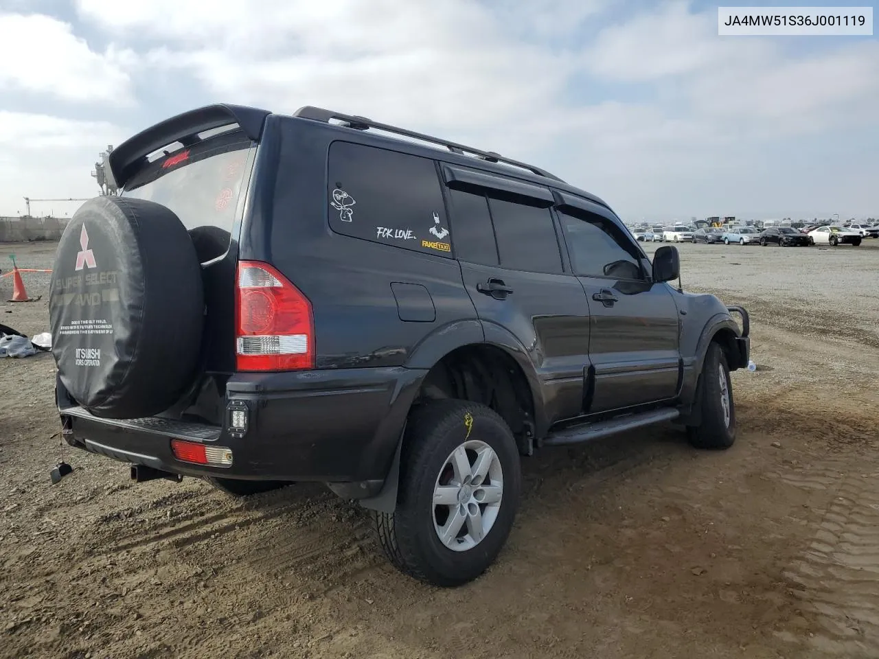 2006 Mitsubishi Montero Limited VIN: JA4MW51S36J001119 Lot: 69538884