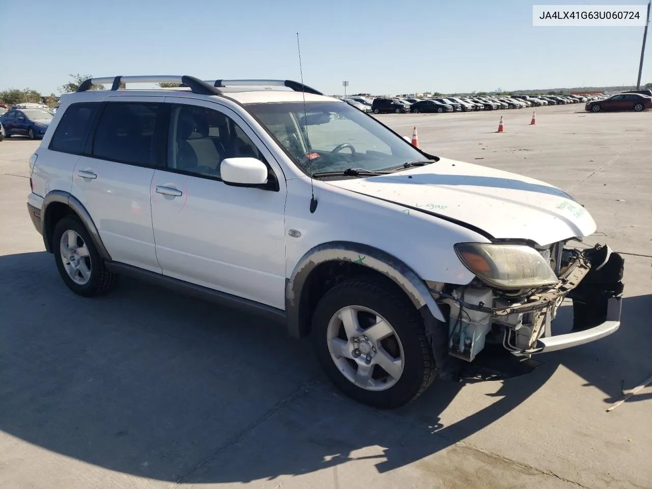 2003 Mitsubishi Outlander Xls VIN: JA4LX41G63U060724 Lot: 75613604