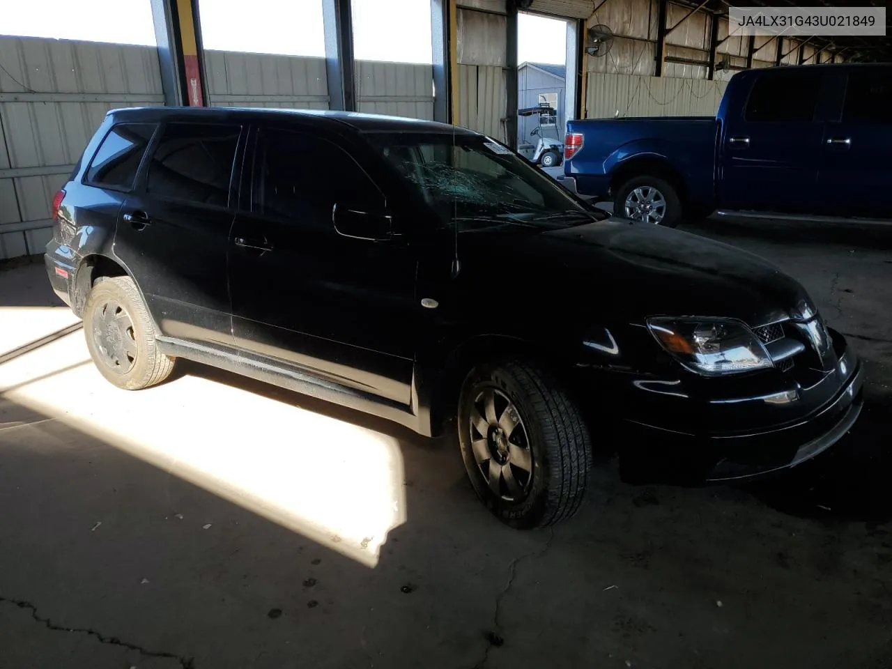 2003 Mitsubishi Outlander Ls VIN: JA4LX31G43U021849 Lot: 76746454