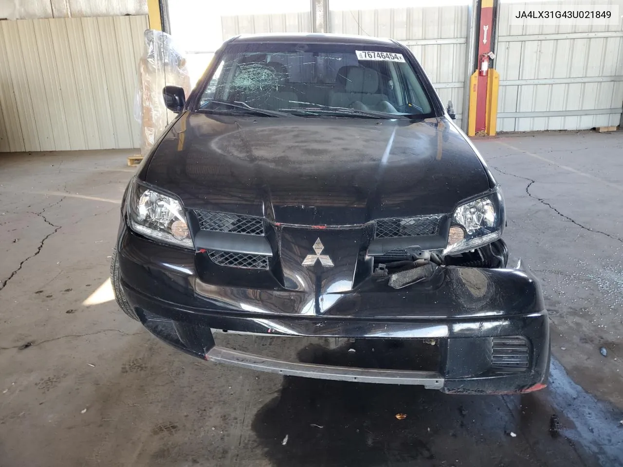 2003 Mitsubishi Outlander Ls VIN: JA4LX31G43U021849 Lot: 76746454