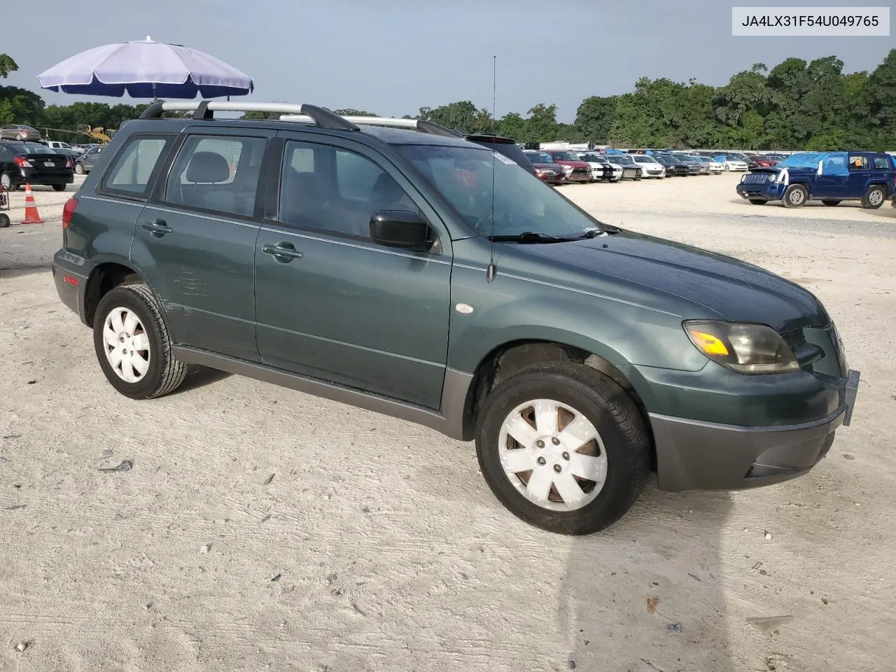 2004 Mitsubishi Outlander Ls VIN: JA4LX31F54U049765 Lot: 62441514