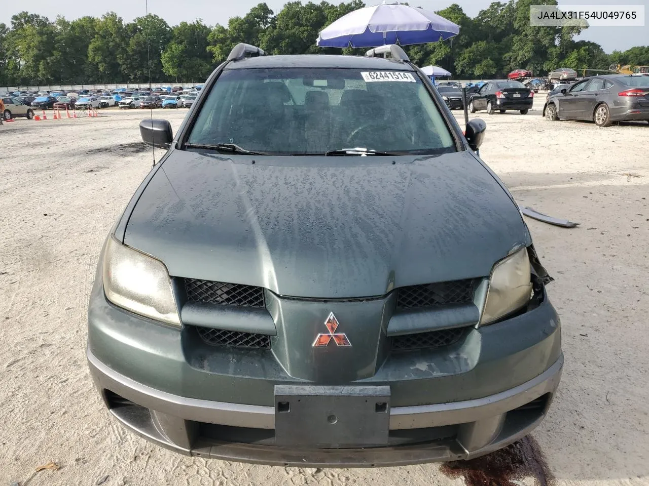 2004 Mitsubishi Outlander Ls VIN: JA4LX31F54U049765 Lot: 62441514