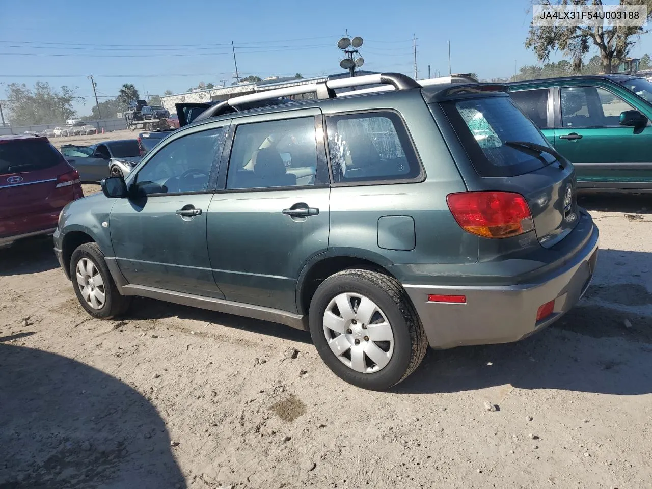 2004 Mitsubishi Outlander Ls VIN: JA4LX31F54U003188 Lot: 75200424