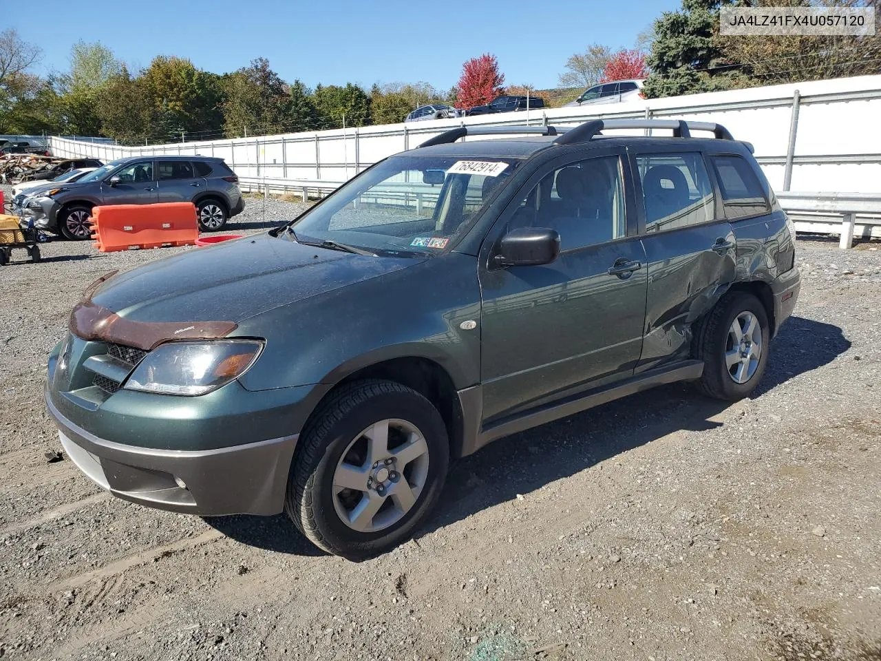 2004 Mitsubishi Outlander Xls VIN: JA4LZ41FX4U057120 Lot: 76842914