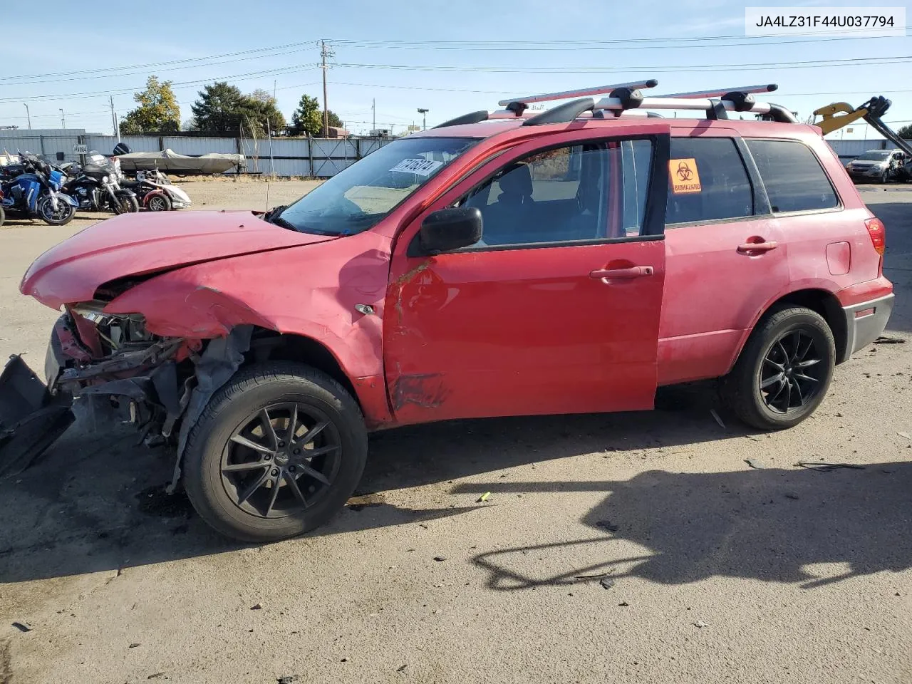 2004 Mitsubishi Outlander Ls VIN: JA4LZ31F44U037794 Lot: 77416374