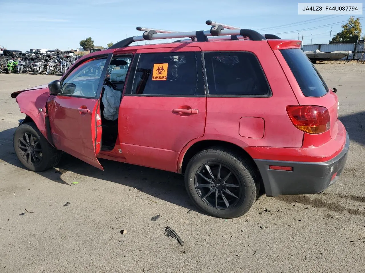 2004 Mitsubishi Outlander Ls VIN: JA4LZ31F44U037794 Lot: 77416374