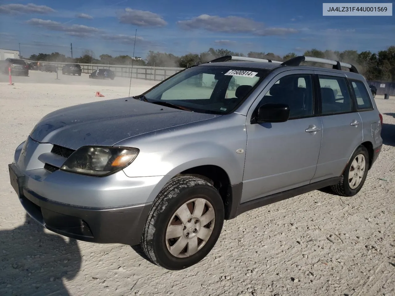 2004 Mitsubishi Outlander Ls VIN: JA4LZ31F44U001569 Lot: 77500914