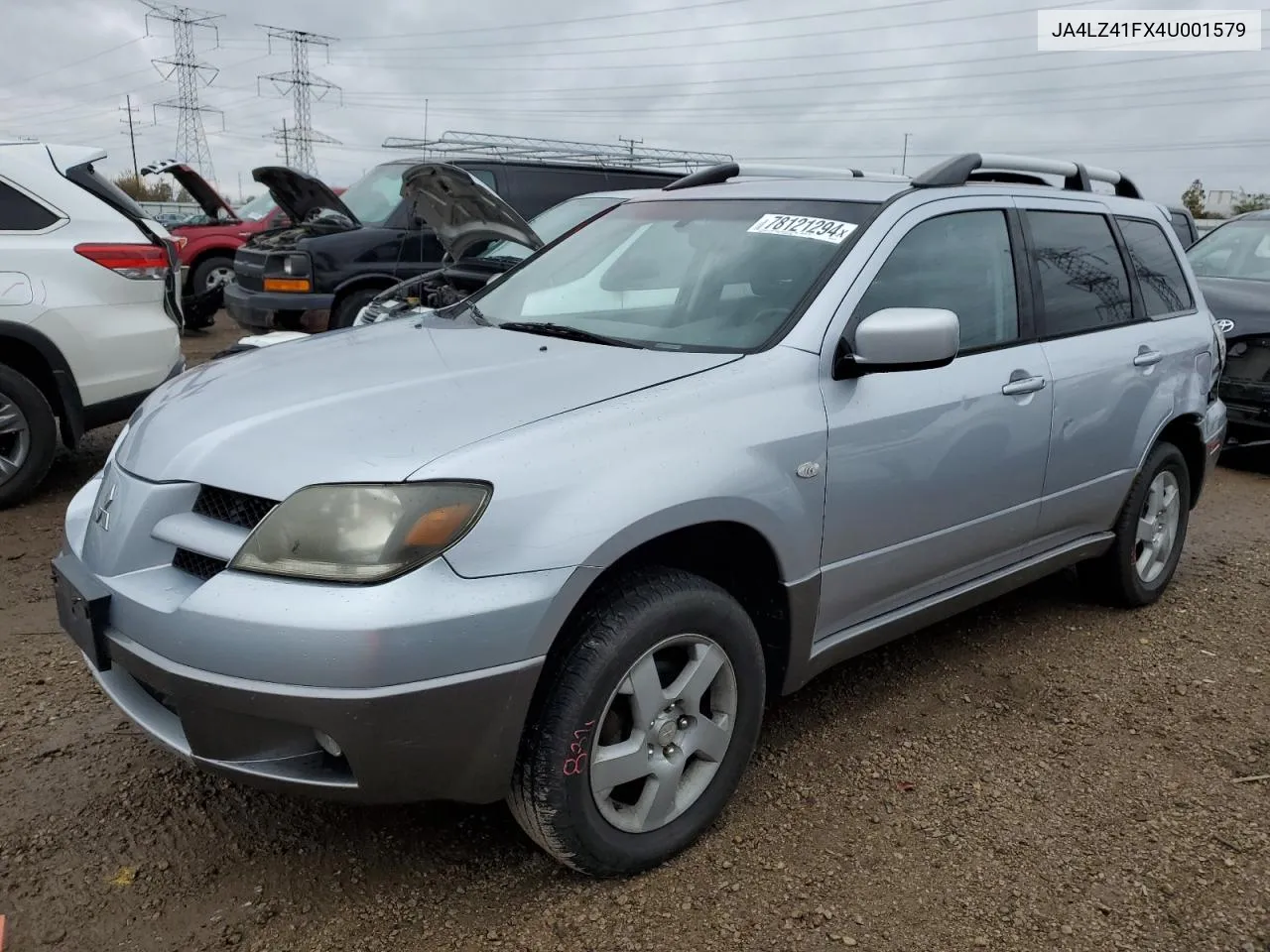 2004 Mitsubishi Outlander Xls VIN: JA4LZ41FX4U001579 Lot: 78121294