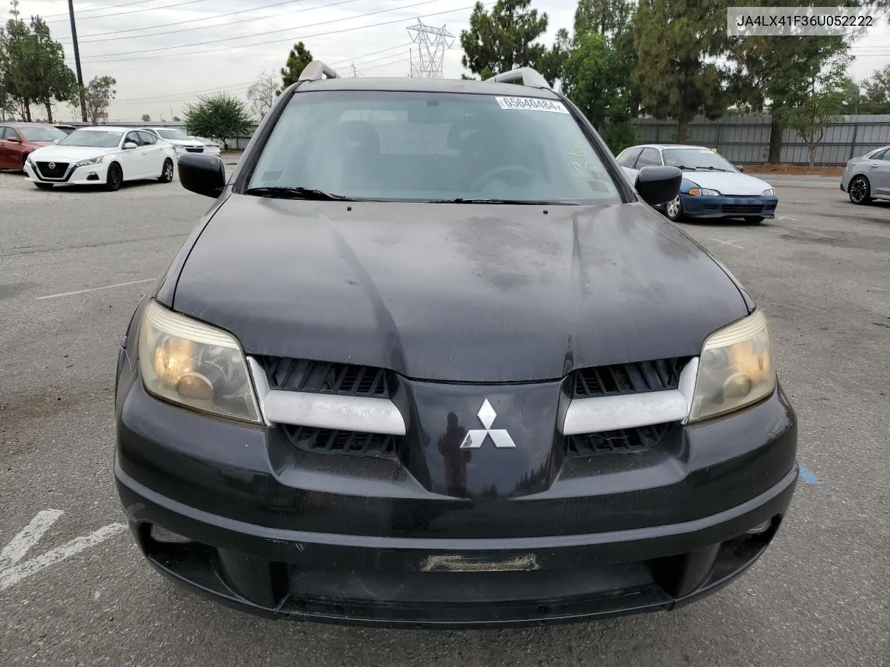 2006 Mitsubishi Outlander Se VIN: JA4LX41F36U052222 Lot: 65640484