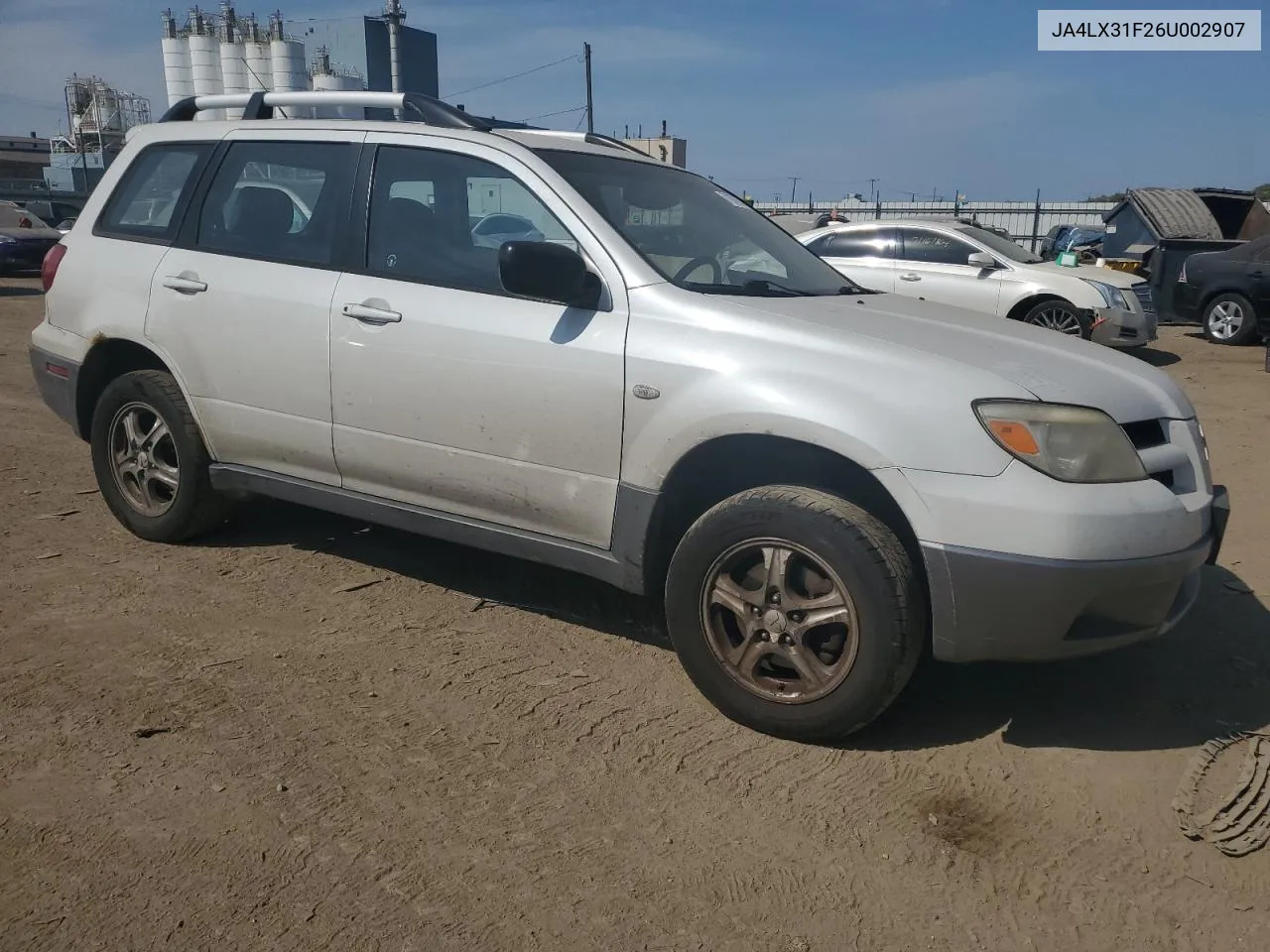 2006 Mitsubishi Outlander Ls VIN: JA4LX31F26U002907 Lot: 71876324