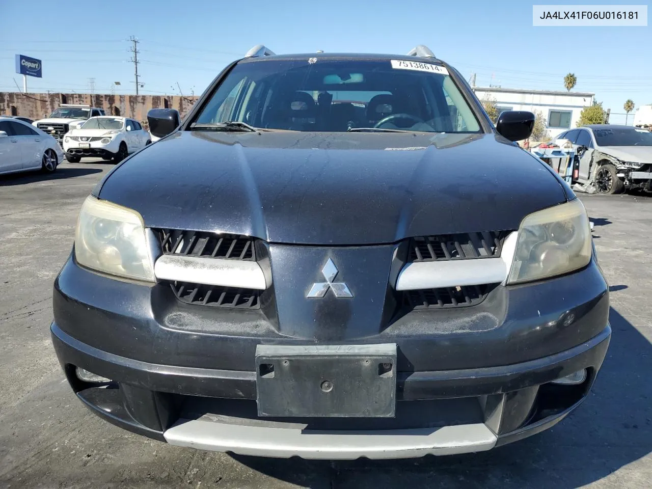 2006 Mitsubishi Outlander Se VIN: JA4LX41F06U016181 Lot: 75138614