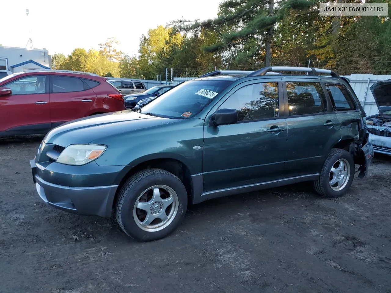 2006 Mitsubishi Outlander Ls VIN: JA4LX31F66U014185 Lot: 76593874