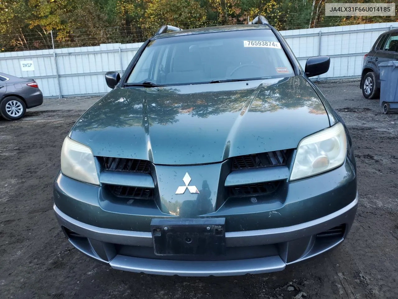 2006 Mitsubishi Outlander Ls VIN: JA4LX31F66U014185 Lot: 76593874