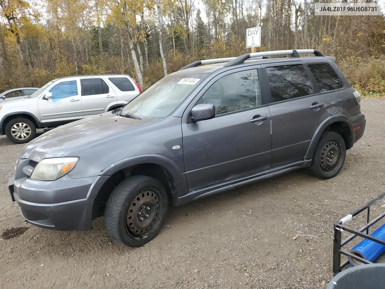 2006 Mitsubishi Outlander Limited VIN: JA4LZ81F96U608731 Lot: 76981404